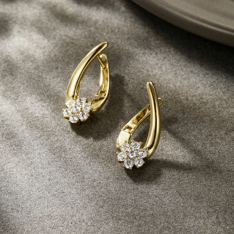 Floral spark Hoop - FY0165